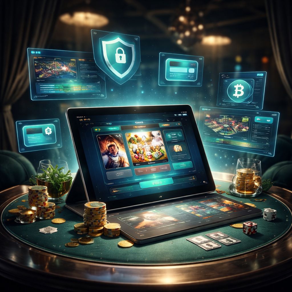 Stylish digital casino environment showing secure betting features and premium gameplay for Bangladesh users